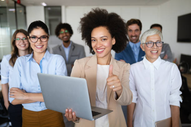 istock Successful business group of people at work in office 1175649352