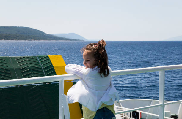 istock Little girl on the ferry 1175649658