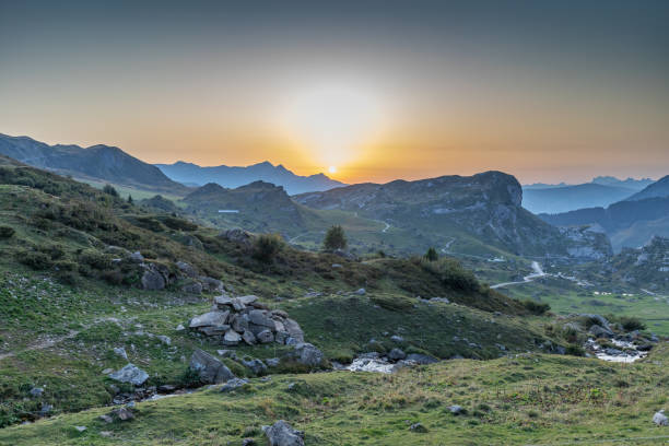 istock Sunset over the French Alps 1175662751