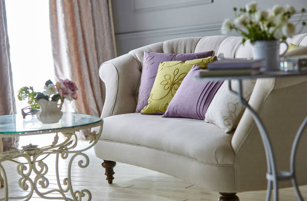 istock Cozy sofa in a living room 1175664426