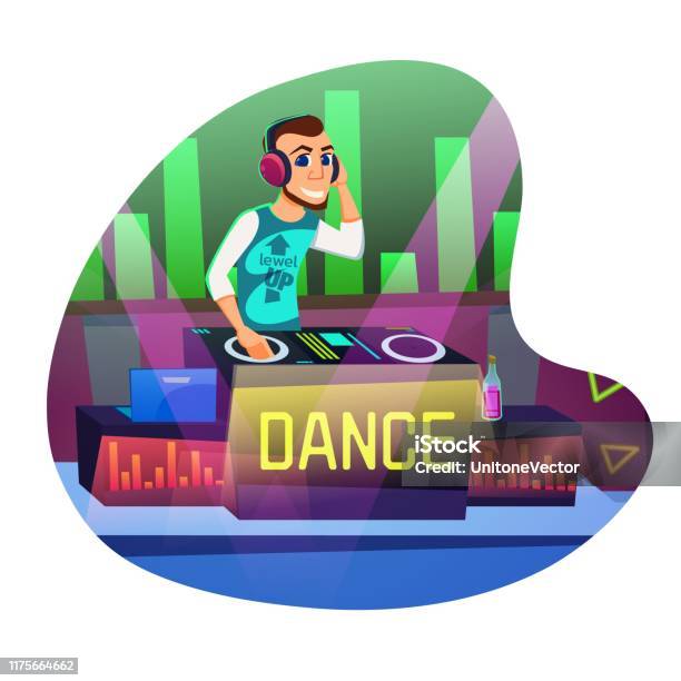 Informational Flyer Dj Disco Dance Cartoon Flat Hình minh họa Sẵn có - Tải  xuống Hình ảnh