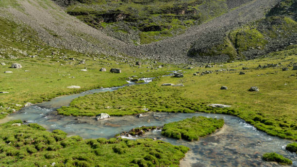 alpi dell'ortles vicino a sulden (alto adige, italia) - sulden foto e immagini stock