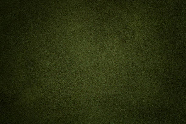fondo de primer plano de tela de ante verde oscuro. textura mate de terciopelo de textil de nobuk oliva - cotton smooth green plant fotografías e imágenes de stock