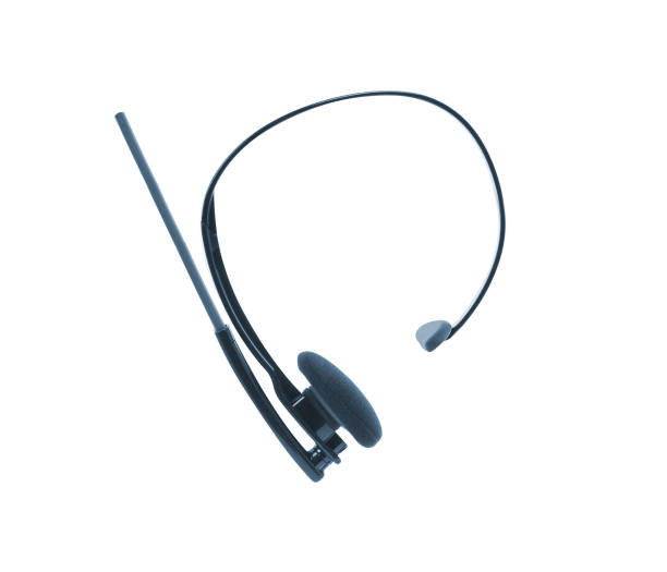 istock Headphones with Mic on white background 1175676617