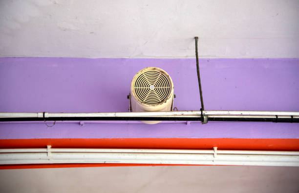 istock Speaker amplifier was stuck in the wall 1175677219