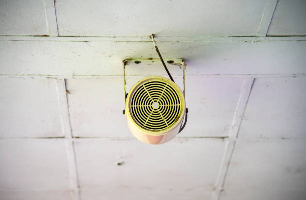 istock Speaker amplifier was stuck in the wall 1175677231