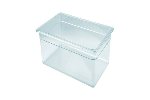 istock Plastic food box isolated on white background 1175678654