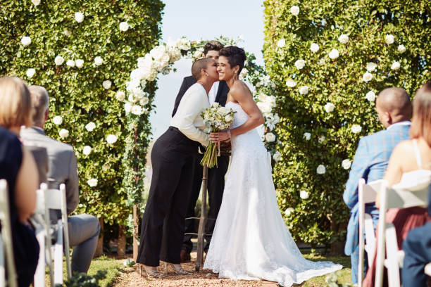 istock The brides may kiss! 1175682177