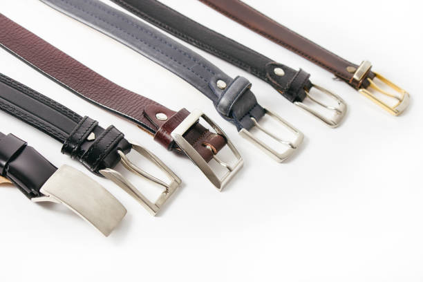 istock Collection of leather belts 1175688852