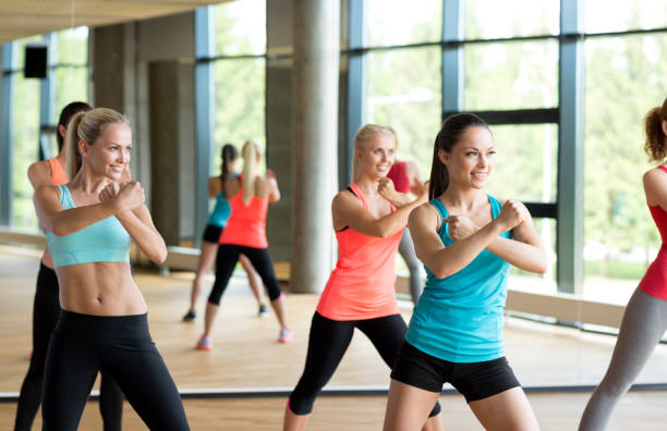 istock group of women working out in gym 1175691154