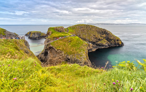 istock Impression of Carrick-a-Rede in Northern Ireland 1175691384