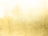 Gold sparkle background - abstract festive backdrop with glittering stars