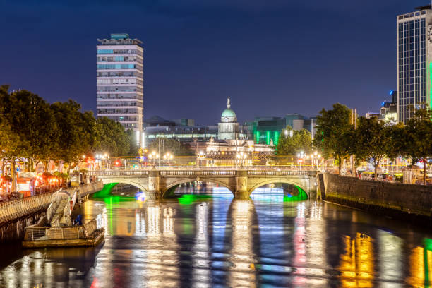 istock O'Connell Bridge in Dublin, Ireland at Night 1175696157