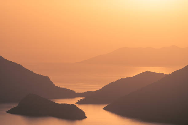 fethiye oludeniz hill sunset