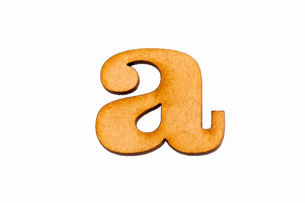 istock Lowercase letter a - Piece in wood 1175699528