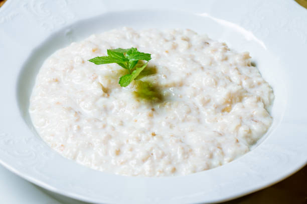 istock oatmeal porridge on white plate 1175705398
