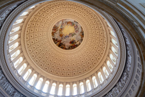 istock The US Capitol Dome, Interior, Washington DC, USA 1175706415