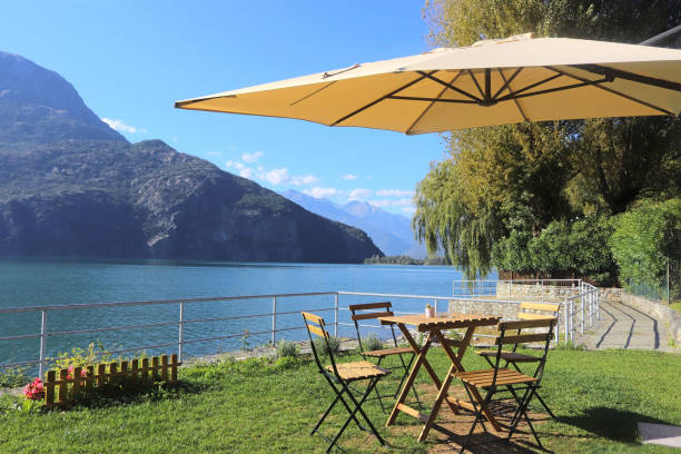 istock terrace cafe at a mountain lake 1175707000