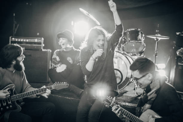 istock Music band rehearsal 1175707043