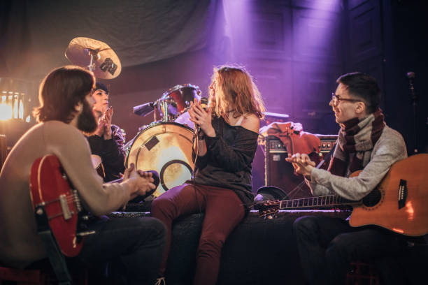 istock Music band rehearsal 1175707658