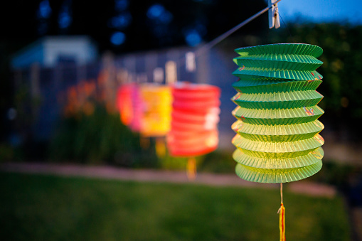 Colorful Lanterns Are Being Displayed During Mid Autumn Festival