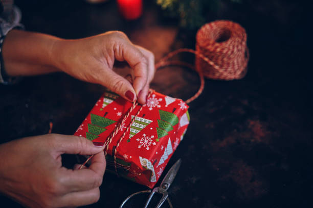 istock Wrapping and Decorating Christmas Presents 1175710591