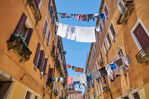 Clothes Hanging in Venice