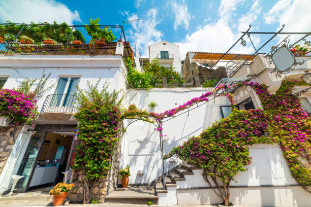 istock Beautiful building in world famous Positano 1175720605