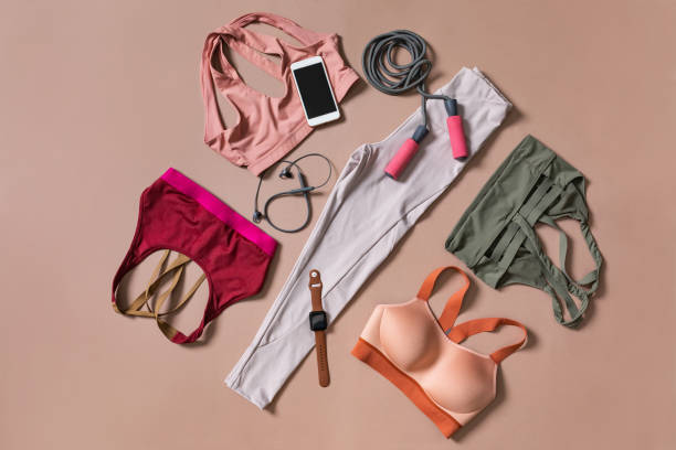 istock Woman's Sportswear and Exercise Equipment 1175724344
