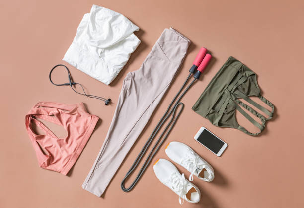 istock Woman's Sportswear and Exercise Equipment 1175724367
