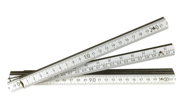 règle de pliage - folding ruler photos et images de collection