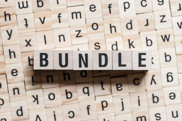 Photo of Bundle word concept
