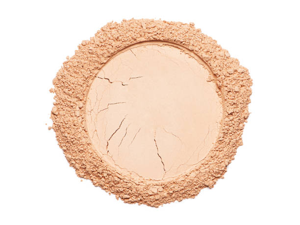 istock Circle of a broken make up powder 1175730539