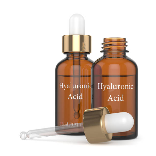 istock 3d render of hyaluronic acid bottles with dropper 1175732119
