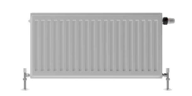 istock Radiator isolated cutout, white background. 3d illustration 1175732522