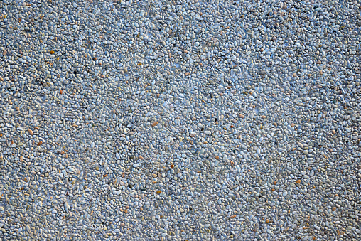 Pebbles pathway pattern in concrete, Background of floor tiles.