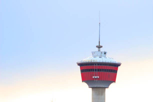 istock Top of Calgary Tower on a Blue Sky 1175738218