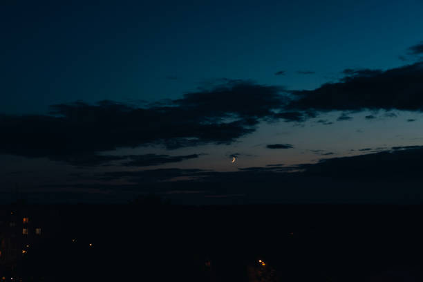 istock Late evening sky and landscape 1175742568