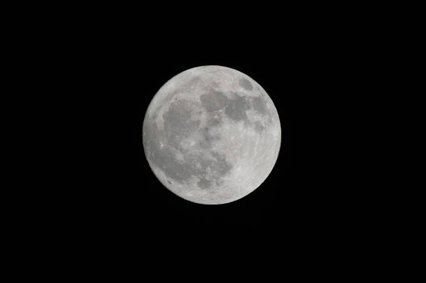 istock Full moon in Thailand on a dark night sky cleared of clouds isolated 1175742706