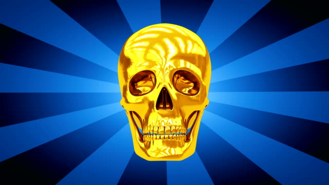 The golden skull