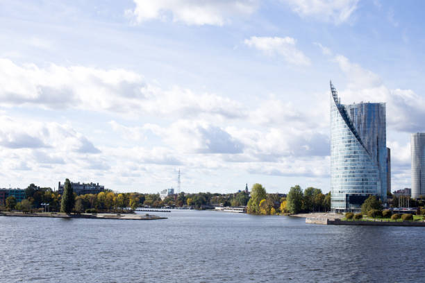 istock Buildings near the reservoir 1175747366
