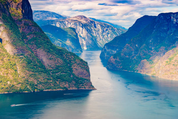istock Fjord landscape Aurlandsfjord in Norway 1175748132