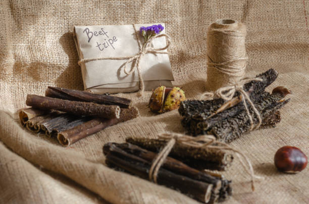 istock Autumn still life with dried beef tripe. 1175748403