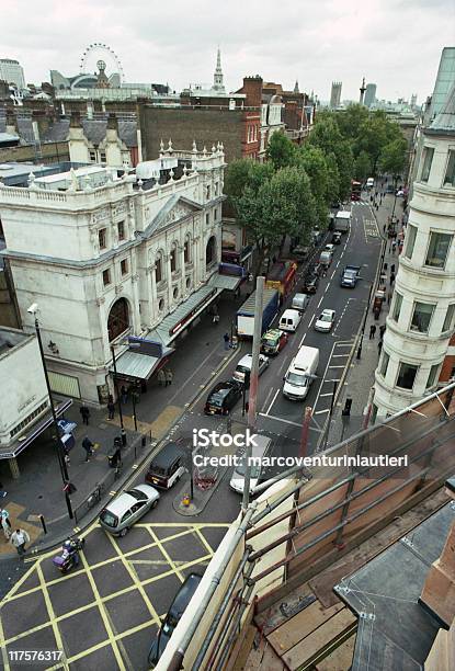 London From Above Stock Photo - Download Image Now - Charing Cross Road, Wyndham's Theatre, Above