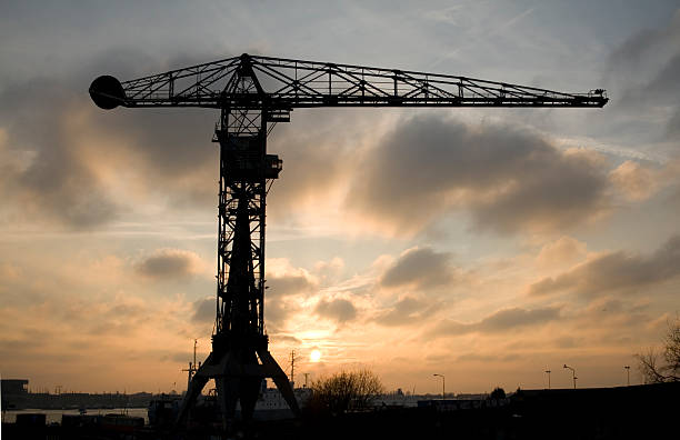 Cargo Crane stock photo