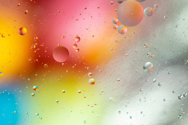 istock Abstract molecule sctructure. Water bubbles. Macro shot of air or molecule. Abstract space background. 1175771975