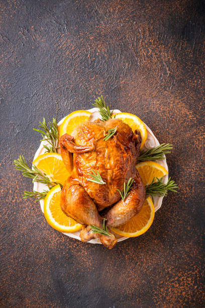 istock Baked turkey or chicken for holiday 1175773962