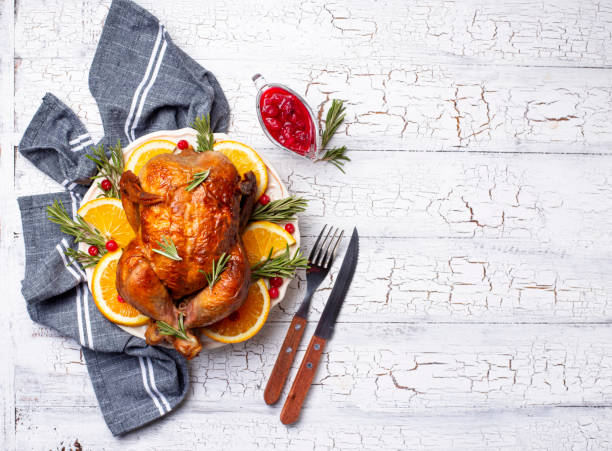 istock Baked turkey or chicken for holiday 1175773973