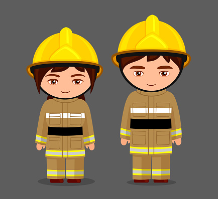 Ilustración de Bombero Bombero Niña Y Niño De Uniforme Hombre Y Mujer Personajes De Dibujos Animados Kawaii Ilustración Plana Vectorial y más Vectores Libres de Derechos de Adolescente - iStock Ilustración de Bombero Bombero Niña Y Niño De Uniforme Hombre Y Mujer Personajes De Dibujos Animados Kawaii Ilustración Plana Vectorial y más Vectores Libres de Derechos de Adolescente - iStock