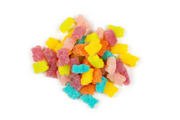 istock Jelly sweats bears isolated on white background. 1175779370